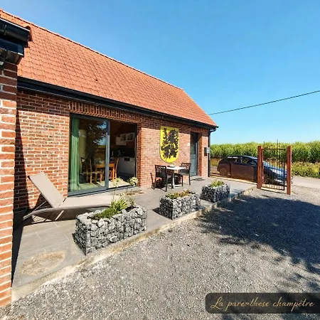Feriehus La Parenthese Champetre, Rdc Avec Grand Jardin, Table De Pique Nique Exterieure, Hamac, Confort Et Proche Toutes Comodites Neuf-Berquin