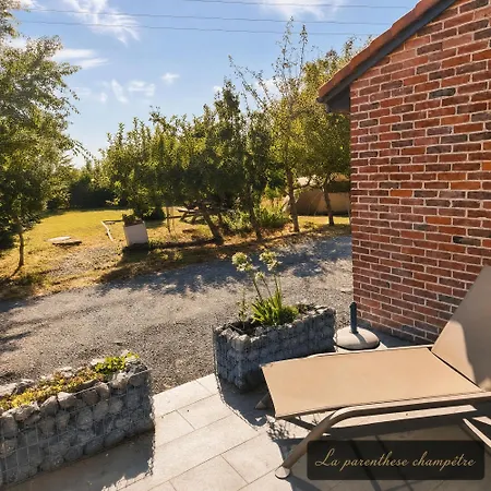 La Parenthese Champetre, Rdc Avec Grand Jardin, Table De Pique Nique Exterieure, Hamac, Confort Et Proche Toutes Comodites * Neuf-Berquin